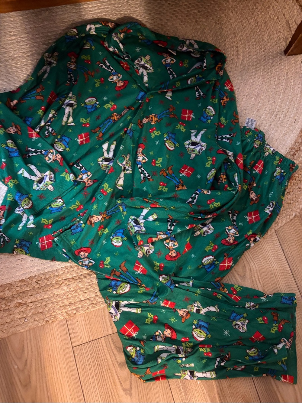 Toy Story 4 Green Toy Story Holiday Pajama Set